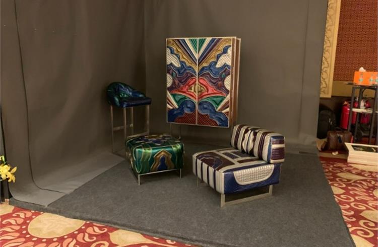 A set of Aakaar furniture and panel