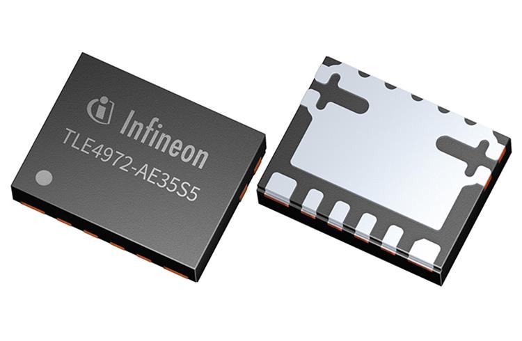 The integrated EEPROM of Infineon’s XENSIV TLE 4972 current sensor allows customisation for different applications and supports measurement ranges up to 2 kA.