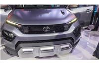 Like with other newer Tata cars, the front fascia features a split-headlamp setup with the main cluster located lower down on the bumper.