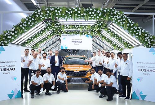 Skoda Auto VW India begins production of left-hand-drive Kushaq for export markets