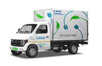 Eka K1.5 e-LCV, built on a 300V architecture, claimed to offer highest payload, and minimum TCO in its category. The e-LCV also offers fast-charging capabilities.