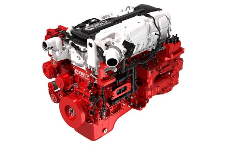 B6.7H hydrogen engine develops up to 290 hp (216 kW) output and 1200 Nm peak torque. Performance is equivalent to that of a similar displacement diesel engine and compatible with the same transmissions, drivelines and cooling packages
