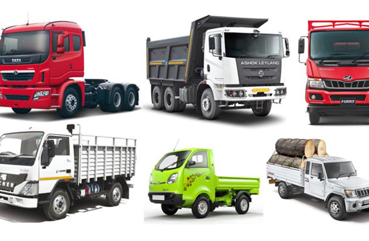 The medium and heavy commercial vehicle segment is the worst hit with the steep sales decline indicating slower activity in the economy. Sales of last-mile small CVs and pickups also under pressure.