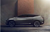 Byton is planning to follow its SUV with a saloon and MPV, which will be built on the same platform