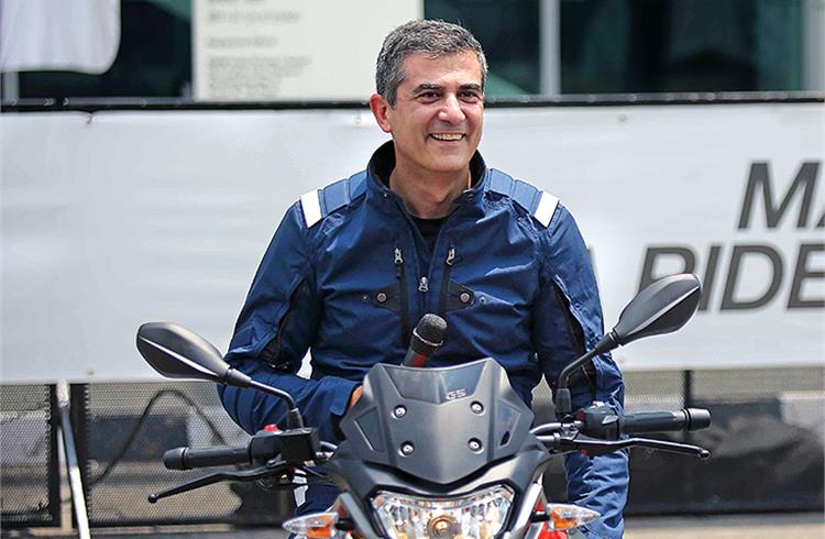 Dimitris Raptis: ‘Our tie-up with TVS Motor Co for the 310s was a very good decision.’