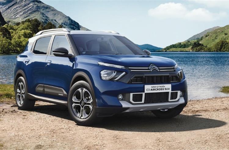 The base ‘You’ variant of the C3 Aircross midsize SUV priced at an aggressive Rs 999,000. Prices for the mid-spec Plus and top-spec Max variants to be announced at a later date.