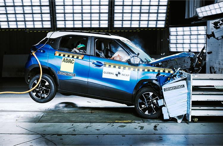 Tata Punch aces Global NCAP crash test with 5-star rating