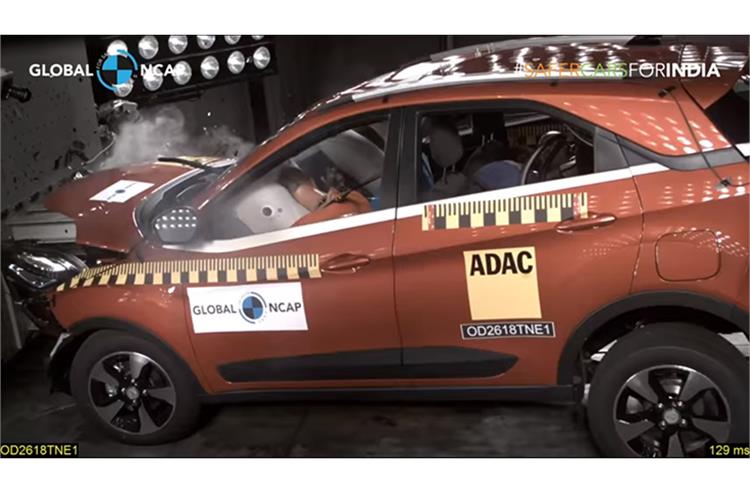 Tata Nexon gets 4-star Global NCAP safety rating