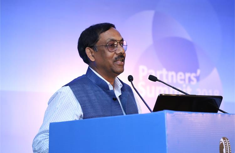 Anil Srivastava addressing the delegates at Partners Summit