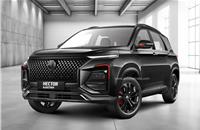 The Hector Blackstorm Edition comes finished in a Starry-black exterior colour shade, and swaps the chrome details with a gun-metal finish accentuated by red highlights.