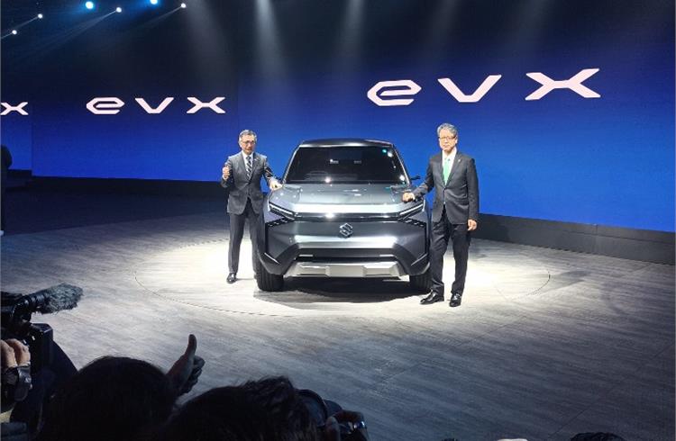 Toshihiro Suzuki, President, Suzuki Motor says eVX based SUV EV to be launched in 2025