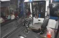 Tata StarBus driver cabin