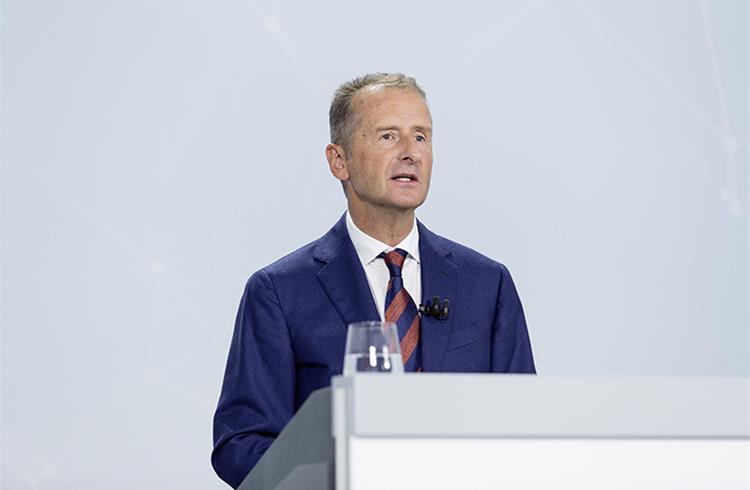 Dr. Herbert Diess, Chairman of the Board of Management of Volkswagen Aktiengesellschaft.