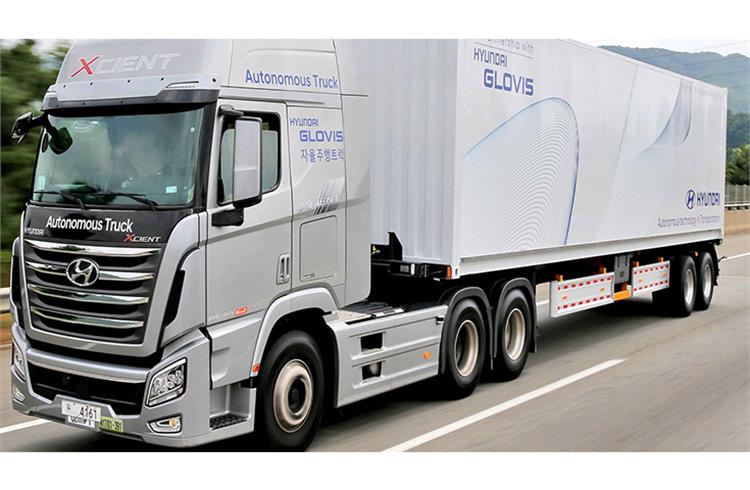 Hyundai Motor demonstrates level 3 autonomous truck driving technology