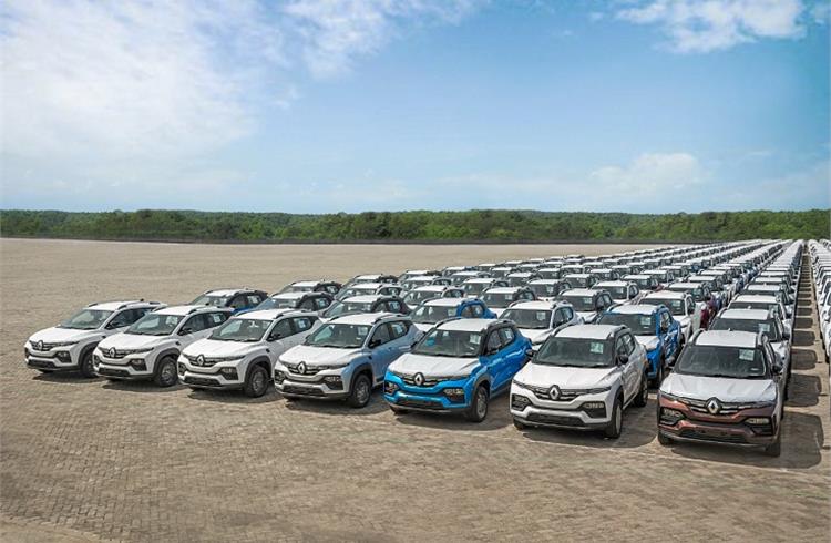 Renault India exports 760 Kigers to South Africa