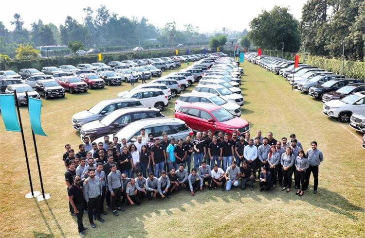 MG Motor India delivers 700 Hectors on Dhanteras