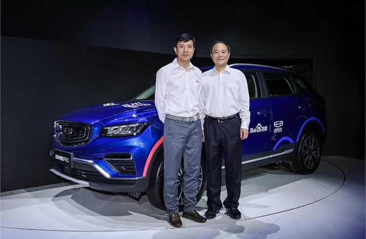 Geely and Baidu collaborate for intelligent connected vehicles
