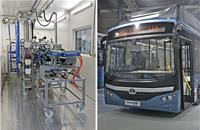 Fuel Cell BOP container and Hydrogen powered FCEV bus.