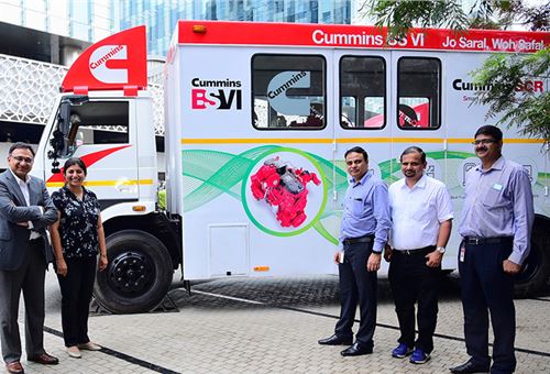 Cummins India's mobile BS VI tech training fleet sets off on multi-city tour