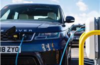 Jaguar Land Rover installs 166 smart charging stations for EVs at Gaydon facility