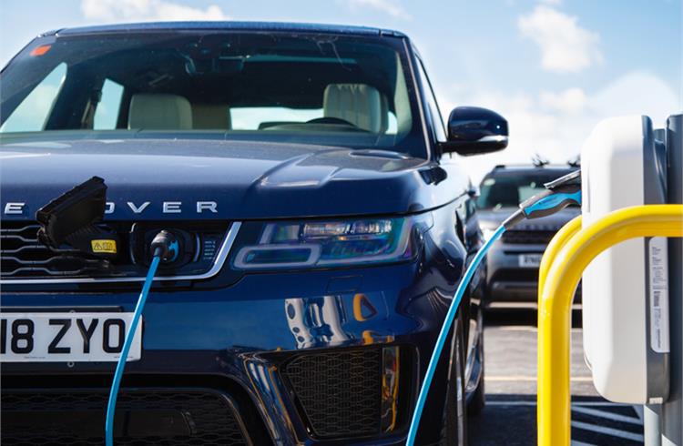 Jaguar Land Rover installs 166 smart charging stations for EVs at Gaydon facility