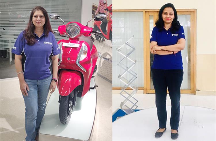 L-R: Monica Mathur: Deputy General Manager, Yamaha Motor India Sales; and Jyoti Khosla: Deputy GM, Yamaha Motor Research & Development India.