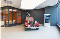 Showrooms will also have Citroen’s heritage car on display to establish brand legacy.