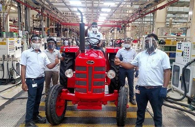 Mahindra tractor sales down 11% in April at 36,405 units