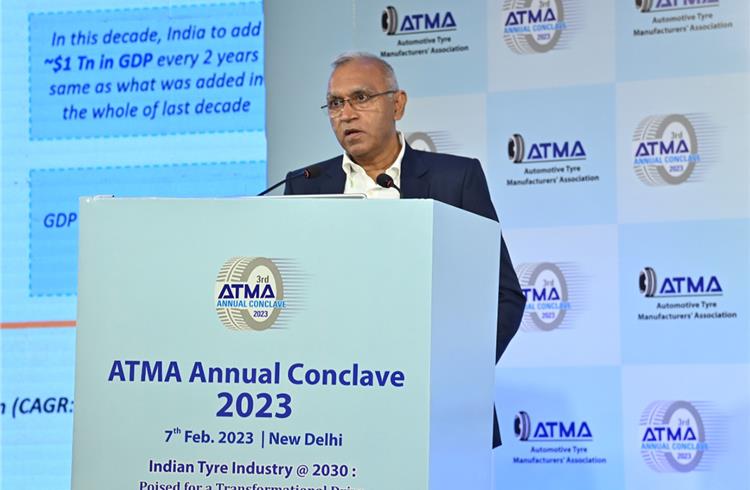 Satish Sharma, Chairman, Automotive Tyre Manufacturers Association: “We can increase our share of global trade, which is currently pegged at 3%, to 6% in this decade.”
