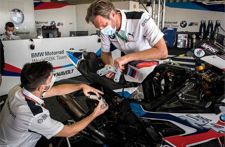 BMW Motorrad WorldSBK Team to use 3D printed parts at the circuit