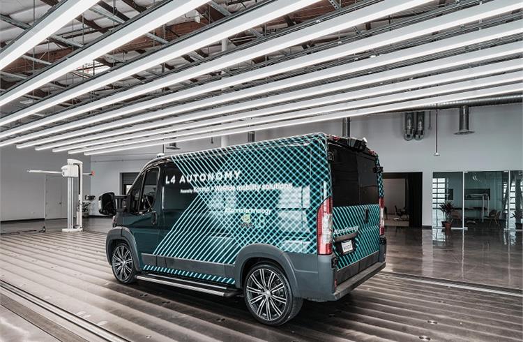 Karma Automotive showcases SAE Level 4 autonomous van e-flex platform