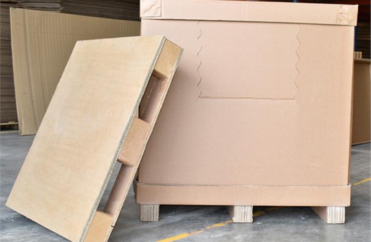 Pallet-less packaging and paper pallets are some sustainable products which completely replace use of wood.
