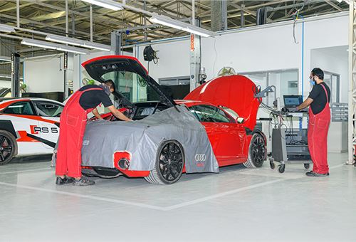 Audi India opens new 19-service bay facility in Pune