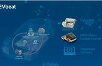 The 800V ZF EVbeat e-powertrain comes equipped with a silicon-carbide inverter and helps achieve greater range and shorter charging times.