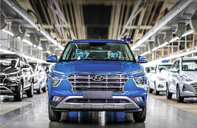 Hyundai Motor India sells 6,883 units in May, new Creta gets 24,000 bookings since launch