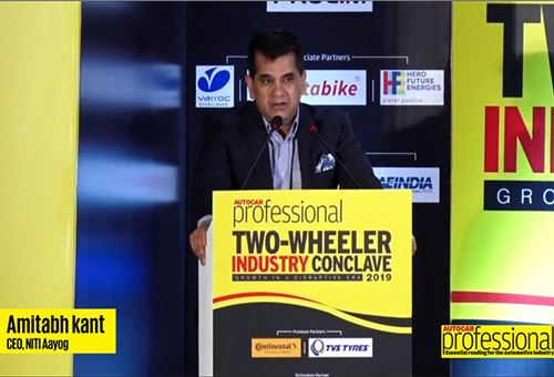 Amitabh Kant | Electric mobility is more viable than IC engines| Two-Wheeler Industry Conclave