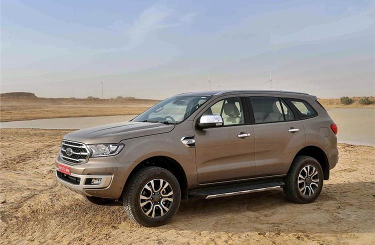 Ford launches 2019 Endeavour at Rs 28.19 lakh