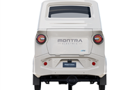 The Montra Electric uses a double fork front suspension, car-like driver seat and better cushioning, along with a category-defining boot space for luggage.