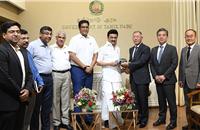 On August 8, Hyundai Motor Group’s Euisun Chung met Chief Minister of Tamil Nadu M K Stalin and T.R.B. Rajaa, Minister of Industries, Investment Promotions and Commerce, Tamil Nadu, along with key figures from Hyundai Motor Group