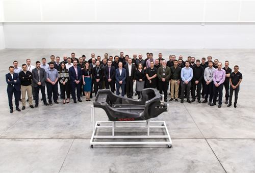 McLaren Automotive delivers first prototype carbon fibre chassis to HQ