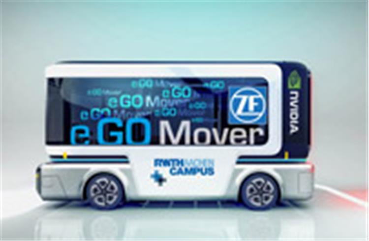 Self-driving people-mover with ZF tech to start series production in 2019
