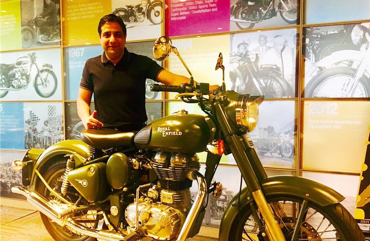 Vimal Sumbly is expected to aggressively drive Royal Enfield sales in the Asia Pacific region, which is one of the largest two-wheeler markets in the world.