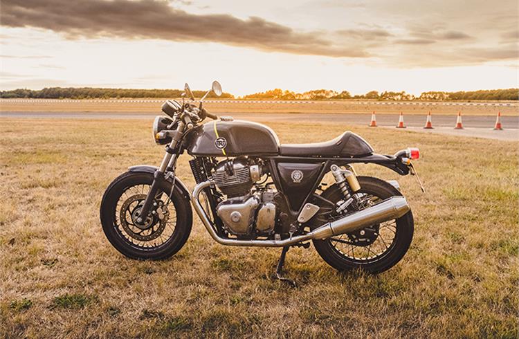The Royal Enfield Continental GT 650. 
