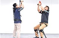 The ‘Chairless EXoskeleton’ (CEX) supports workers to maintain a sitting position without a stool or chair. At 1.6kg, it is light yet highly durable and able to withstand weights of up to 150kg.