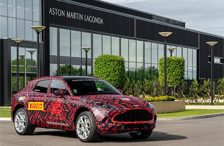Aston Martin DBX at St Athan facility