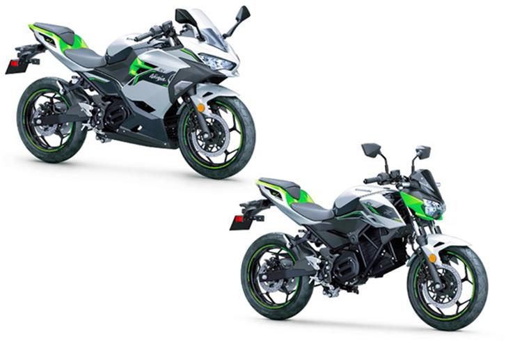 Kawasaki Ninja e-1, Z e-1 unveiled 