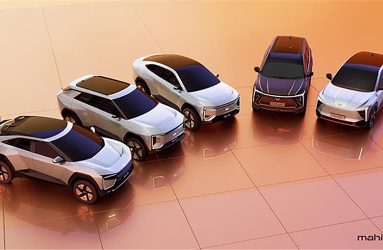 Based on Mahindra’s new INGLO platform, the five upcoming born-electric SUVs have been categorised into two distinct sub-brands – XUV.e and BE.