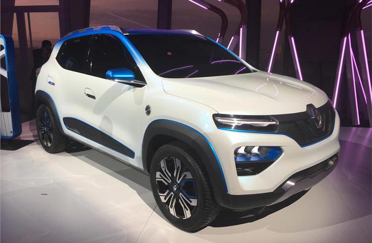 Renault's K-ZE concept previews electric Kwid, to be sold in China first