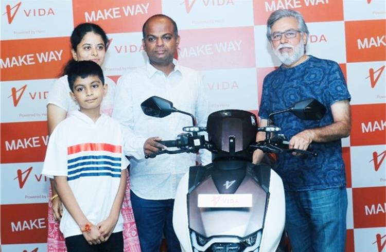Hero Vida V1 e-scooter deliveries begin