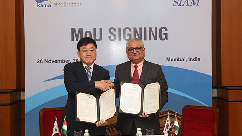 SIAM signs MoU for cooperation with Korean counterpart, KAMA